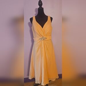 Pastel Orange Prom Dress